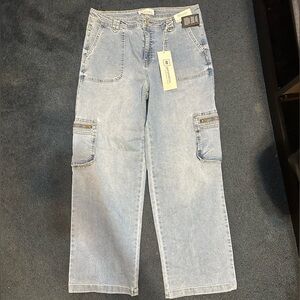 Celebrity Pink Light Blue Straight Leg Jeans